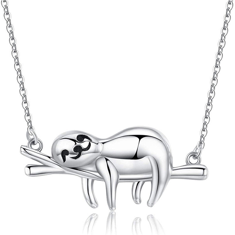 Women's & Children's Cute Cartoon Sloth In Stock Simple Necklaces
