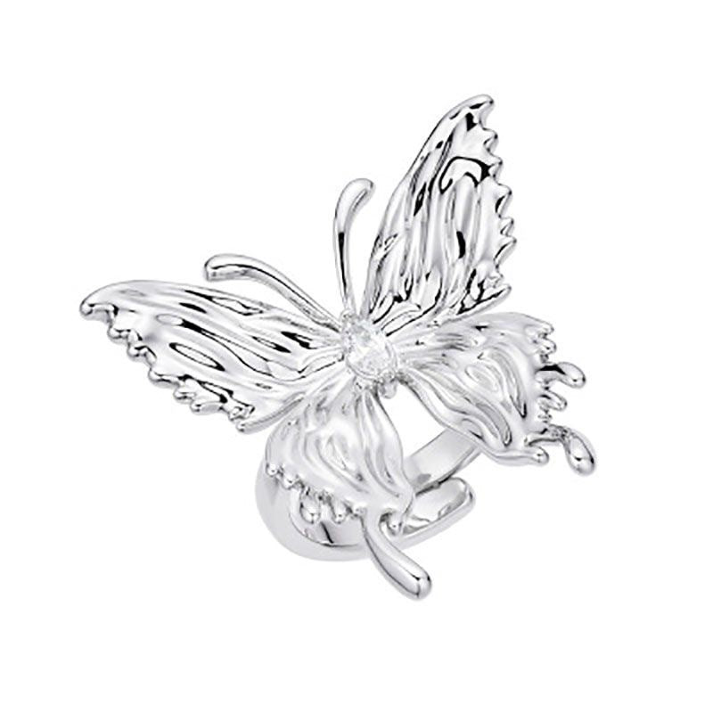 Women's Design Pleated Cold Wind Dark Series Rings
