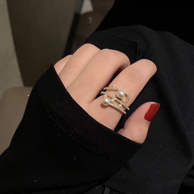 Angel Wings Open Female Trendy Cold Rings