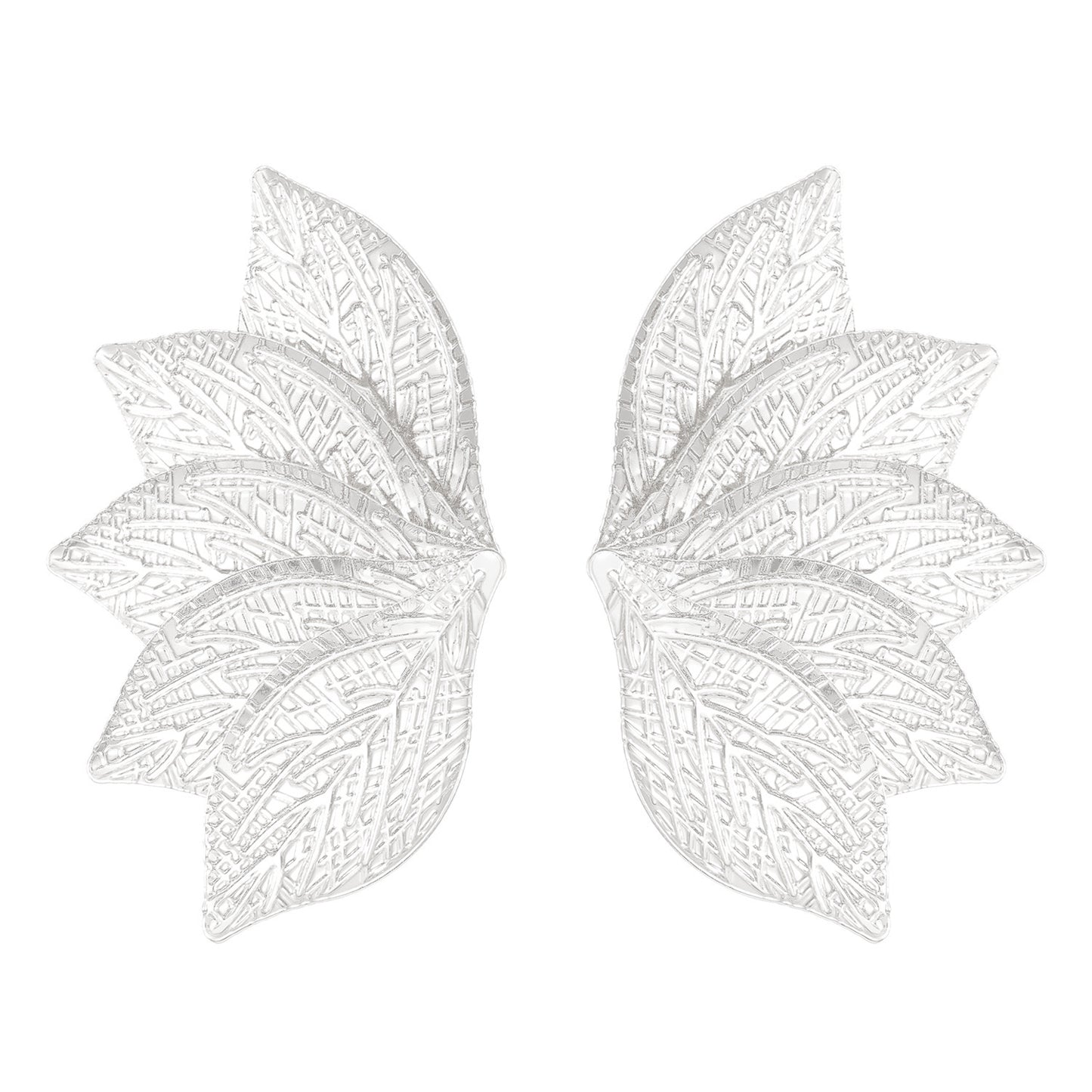 Texture Sense Maple Leaf Female Red Rings