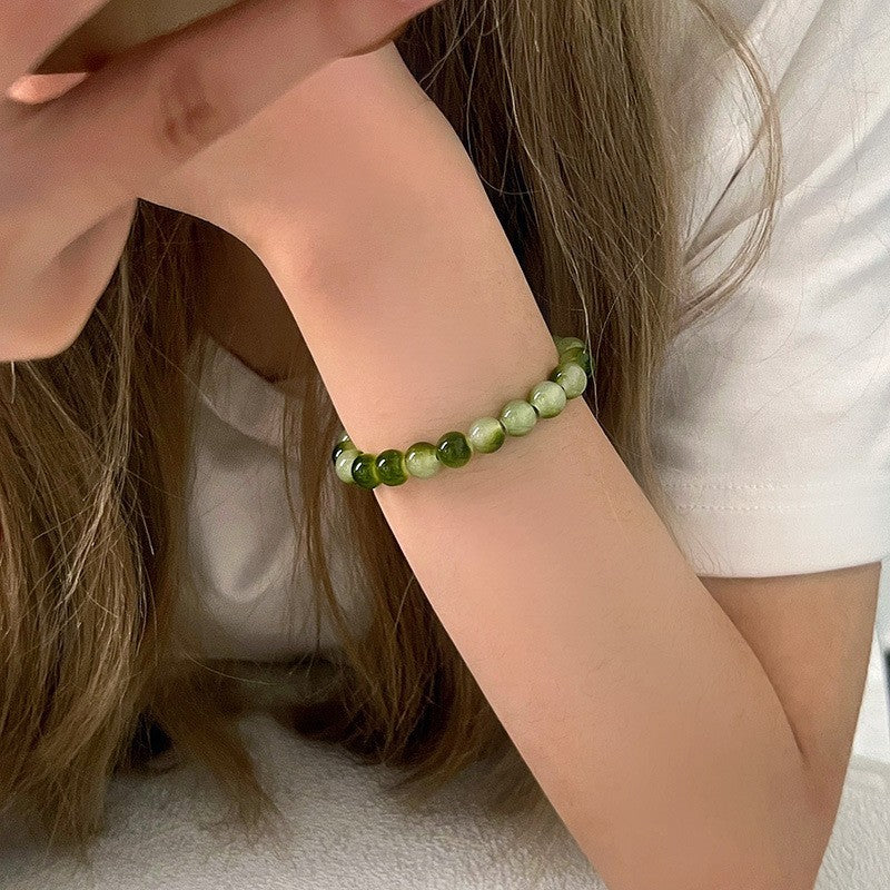 Twin Pearl Light Luxury Minority Exquisite Elastic Bracelets