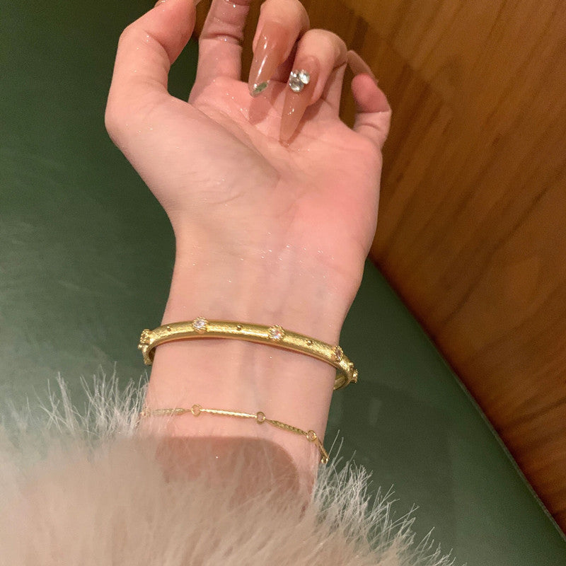 Zircon Female High Sense Light Luxury Bracelets