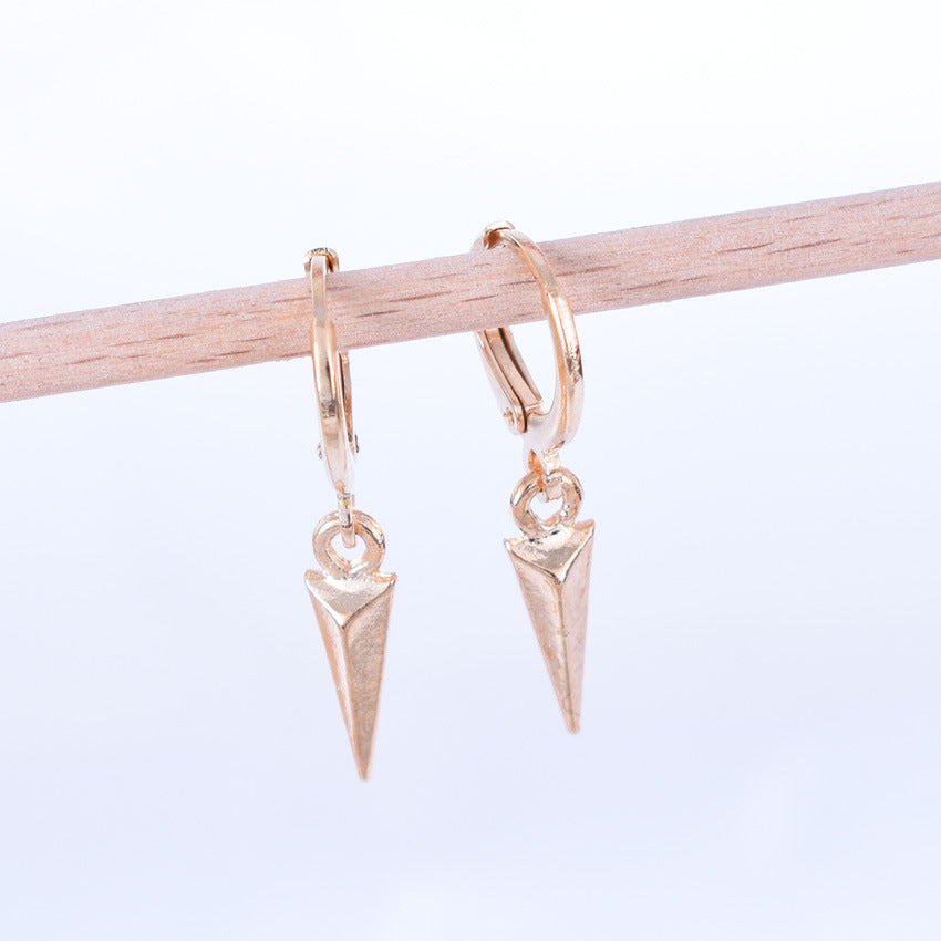 Women's Pearl Zircon Temperament Geometric Pieces Suit Earrings