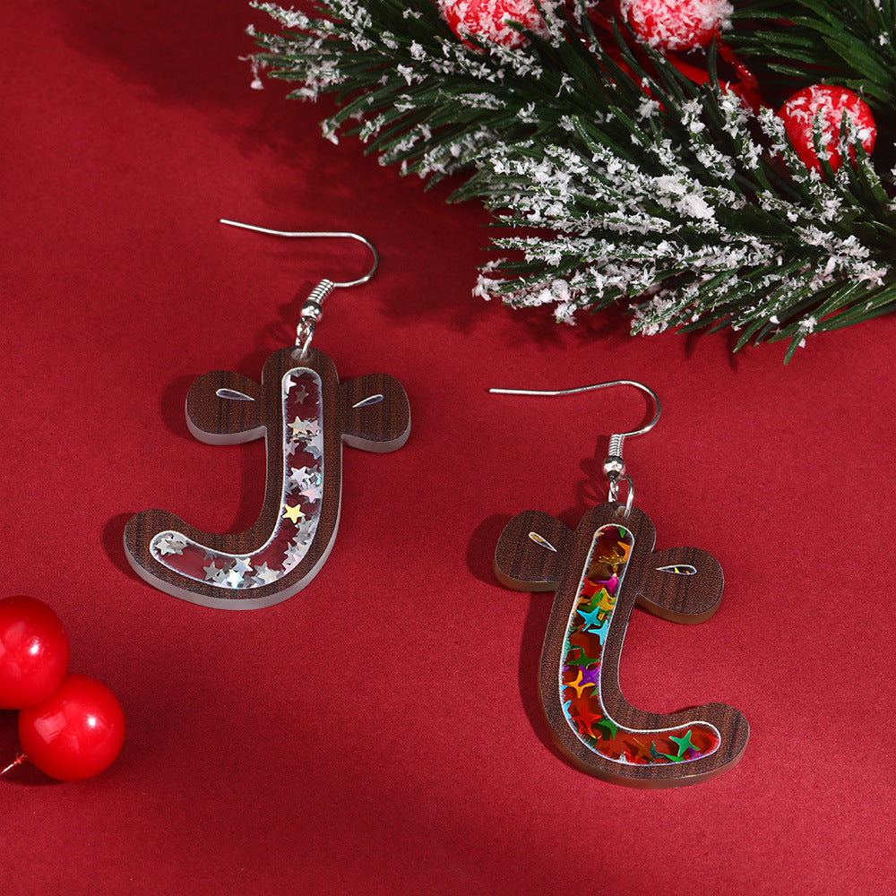 Fully Managed Environmental Protection Acrylic Personalized Earrings