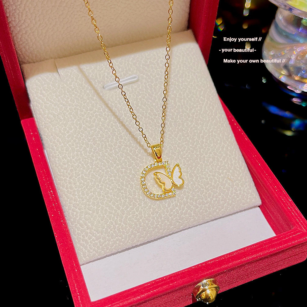 Women's Versatile High-grade Zircon Light Luxury Minority Necklaces