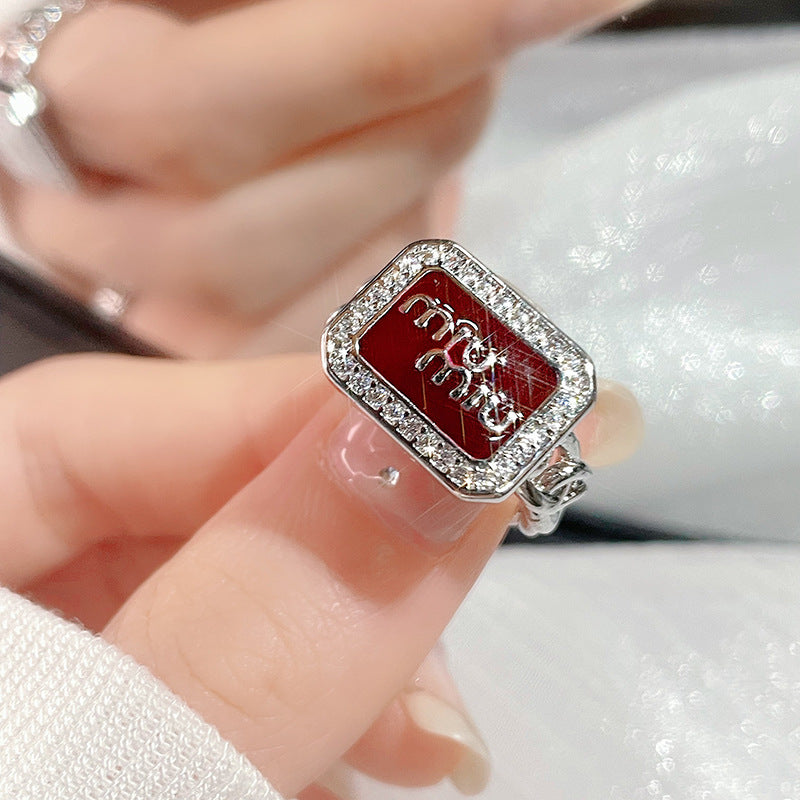 Wind High Sense Personalized Fashionable Twin Rings