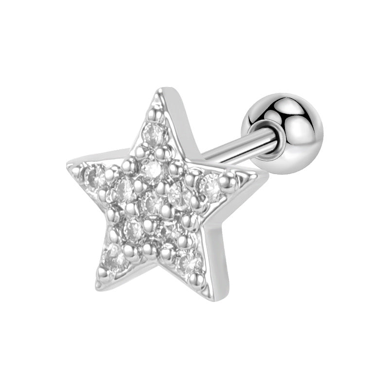 Women's Copper Head Diamond Elegant Stainless Steel Rings