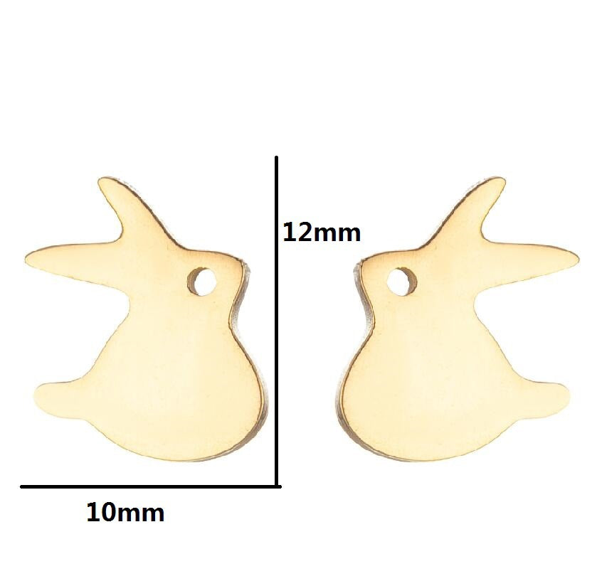 Steel Cute Small Animal Female Design Fashion Cat Earrings