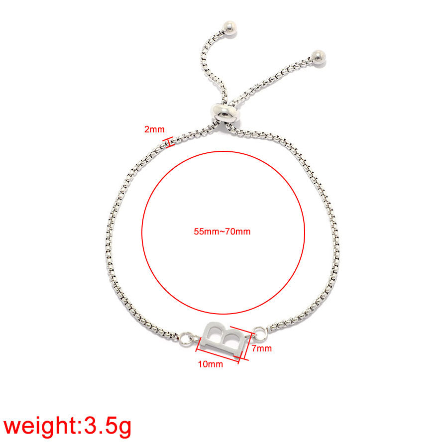 Women's Stainless Steel Cold Style Simple Temperament Bracelets