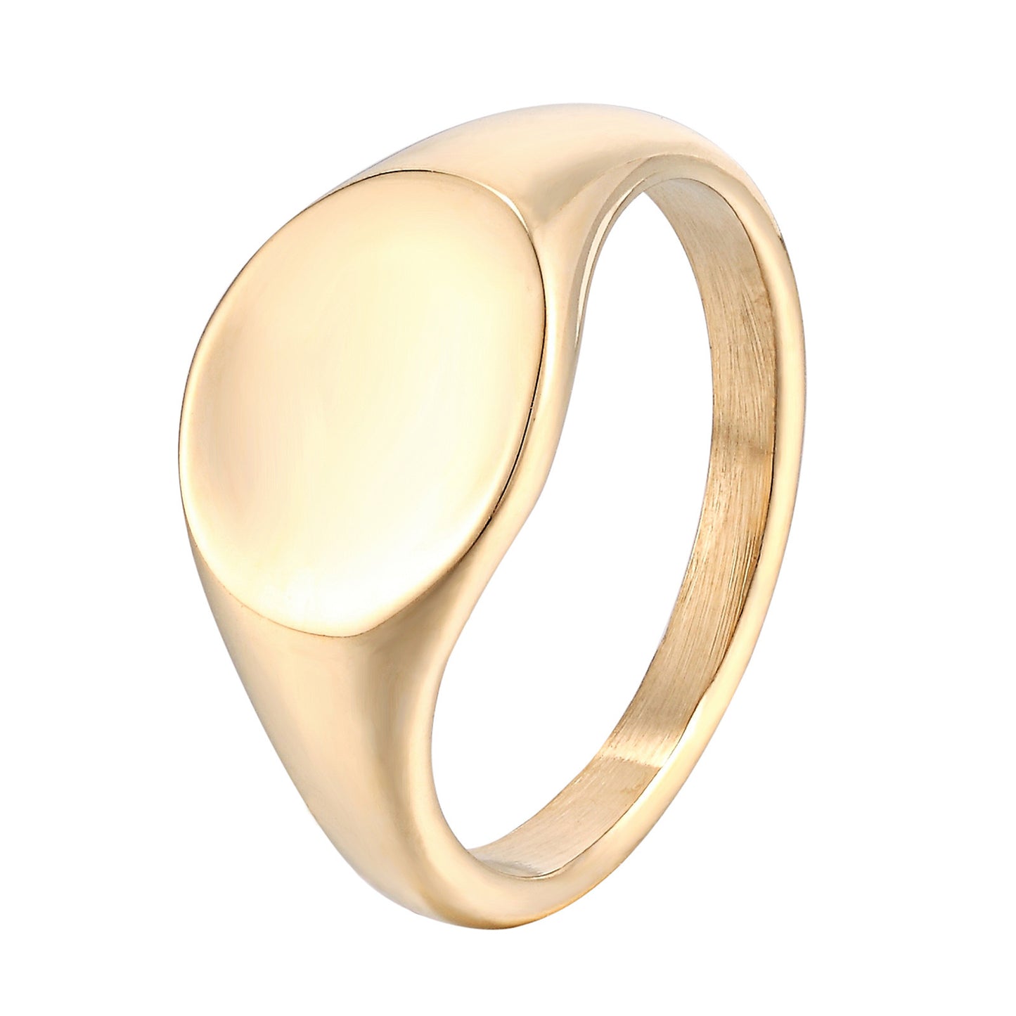 Geometric Titanium Steel Simple Female Gold Rings