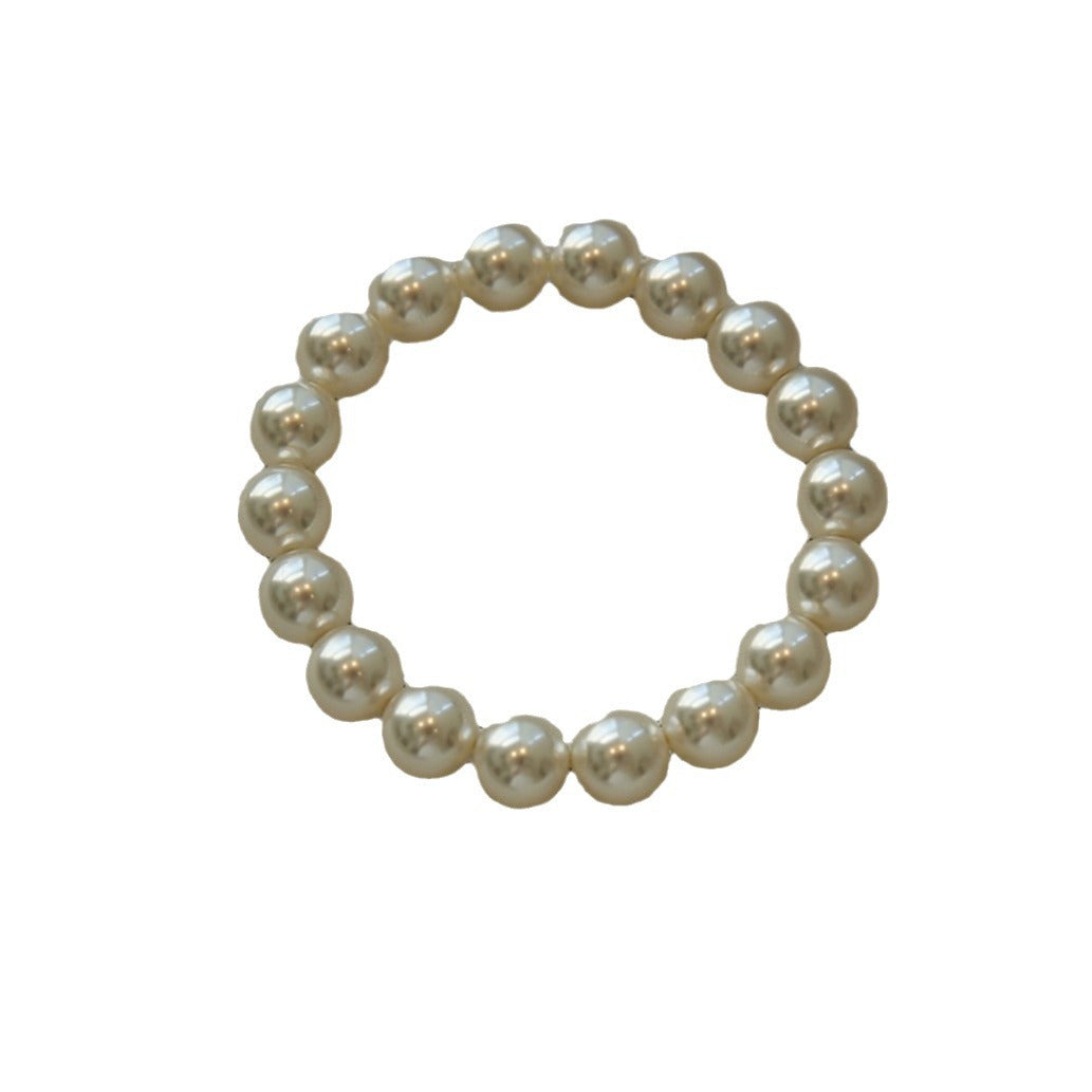 Twin Pearl Light Luxury Minority Exquisite Elastic Bracelets