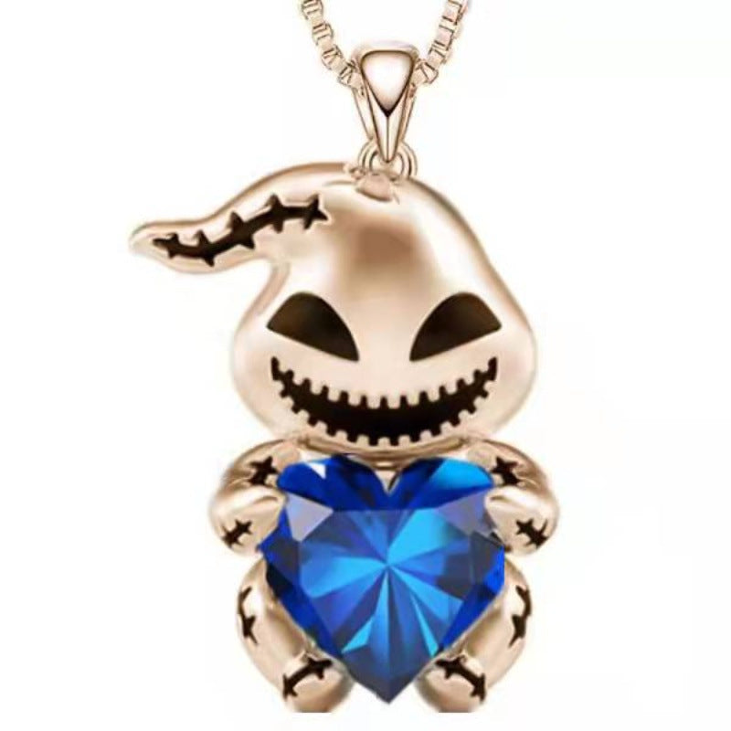 Alloy Geometric Devil Crystal Jewelry Female Necklaces