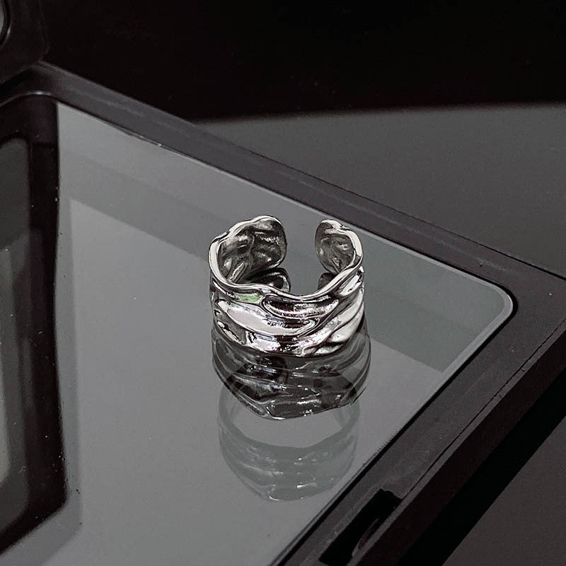 Saturn Open Female Temperamental Cold Style Rings