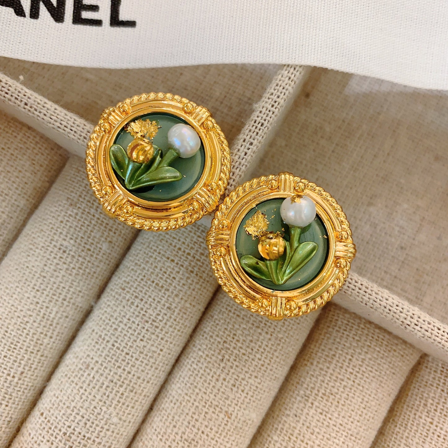 Love Poem French Style Retro Minority Earrings