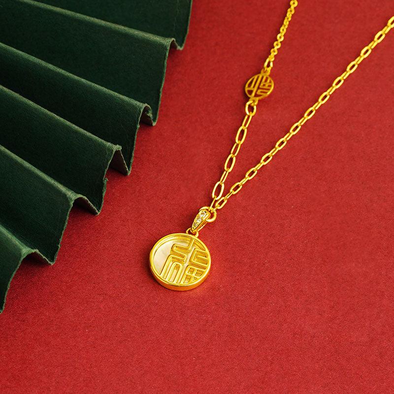 Bow Simulation Brass Decoration Vietnam Alluvial Gold Pendants