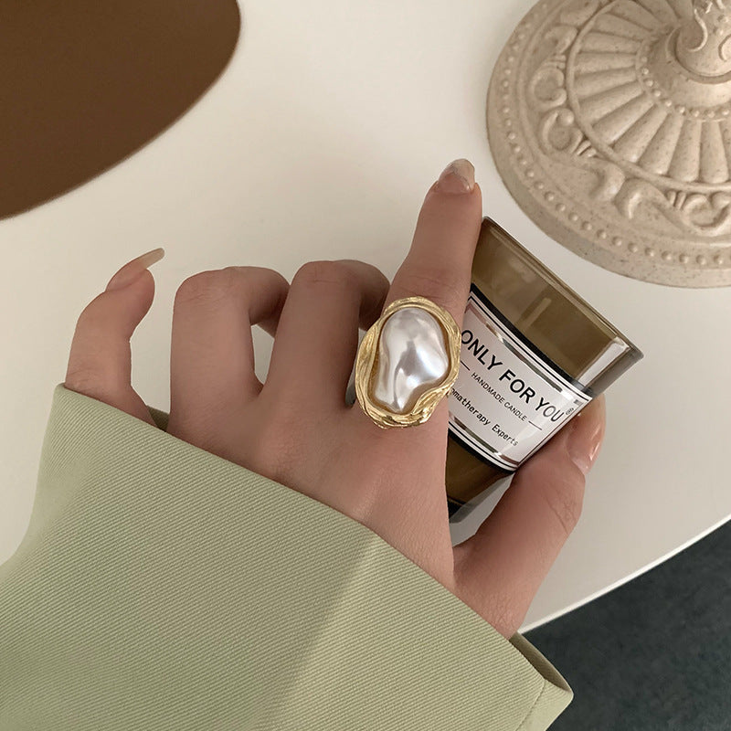 Minority Design Double Layer Zircon Opening Rings