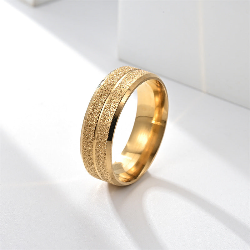 Accessories Stainless Steel Single Line Groove Rings