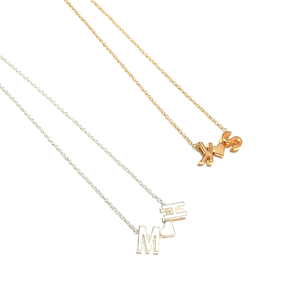 Fashion Love English Letter Simplicity Creative Necklaces