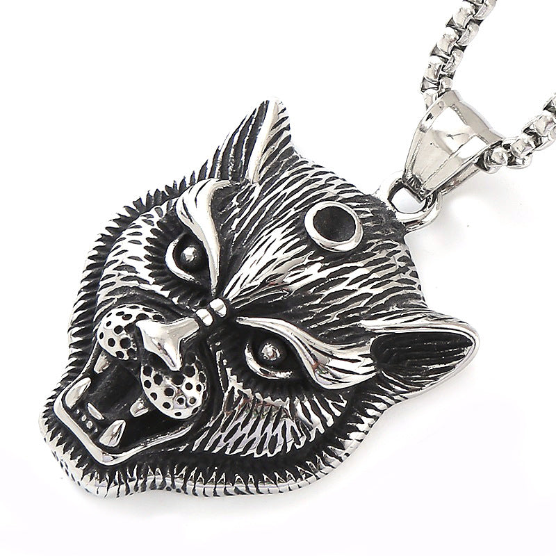 Men's Ornament Titanium Steel Motorcycle Trendy Vintage Necklaces
