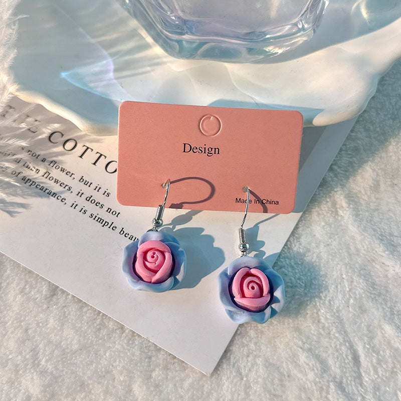 Fashion Design Candy Color Chain Female Dopamine Rings