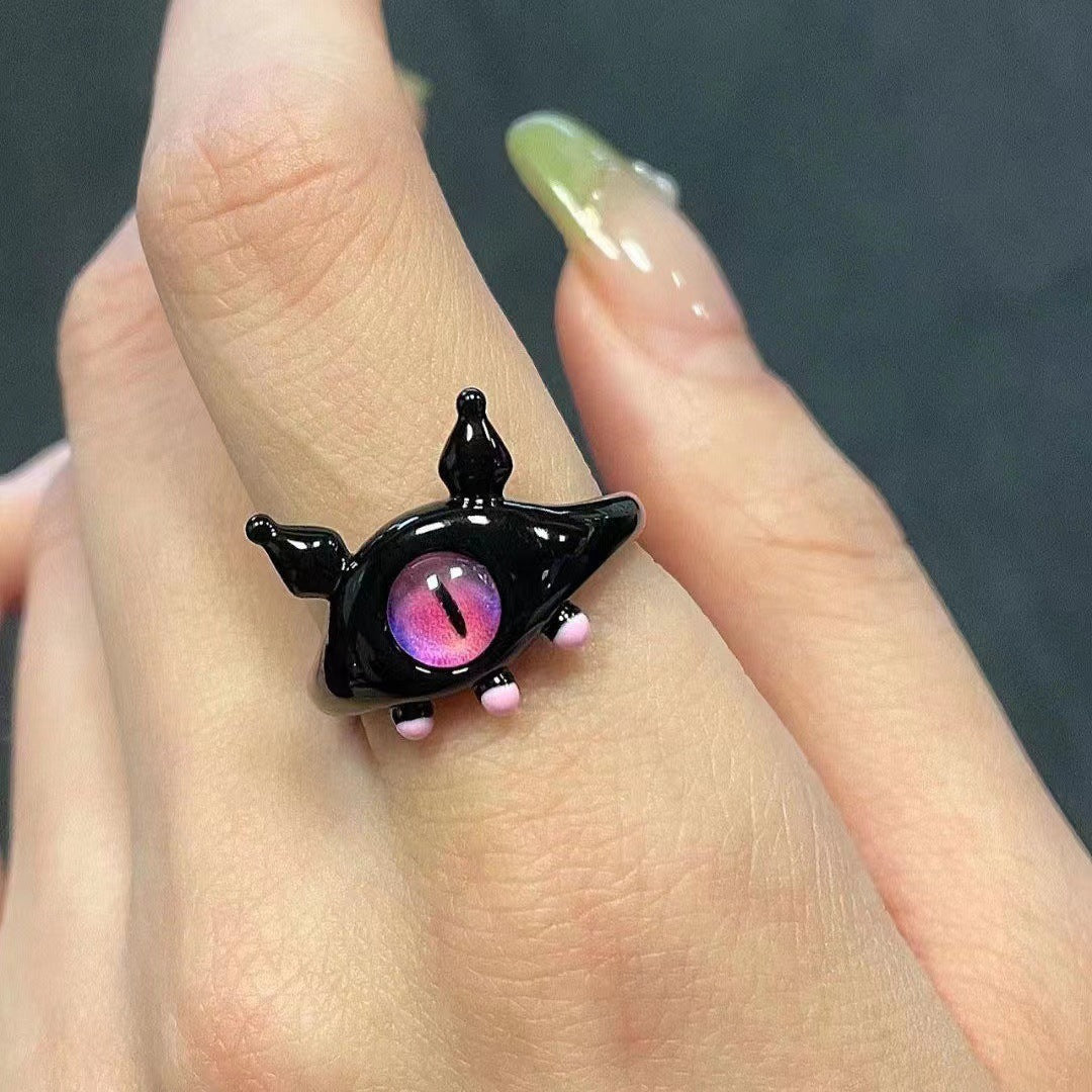 Little Monster Collection Cute Female Personality Rings