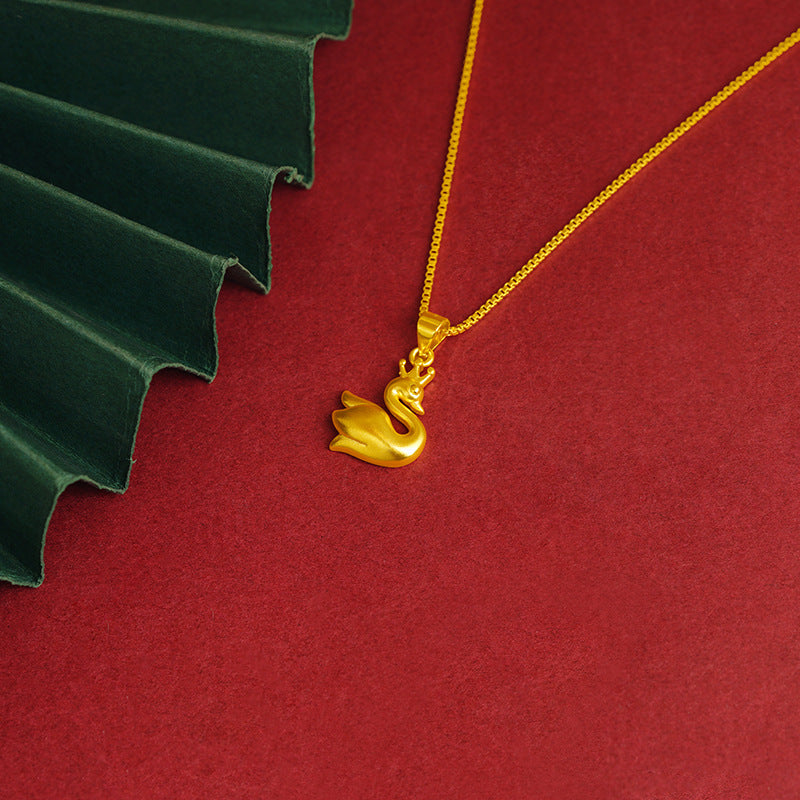 Bow Simulation Brass Decoration Vietnam Alluvial Gold Pendants