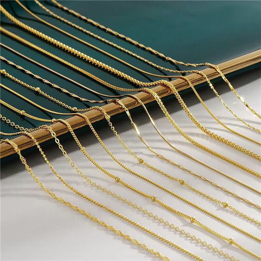Steel Female Clavicle Chain Choker Snake Bones Necklaces