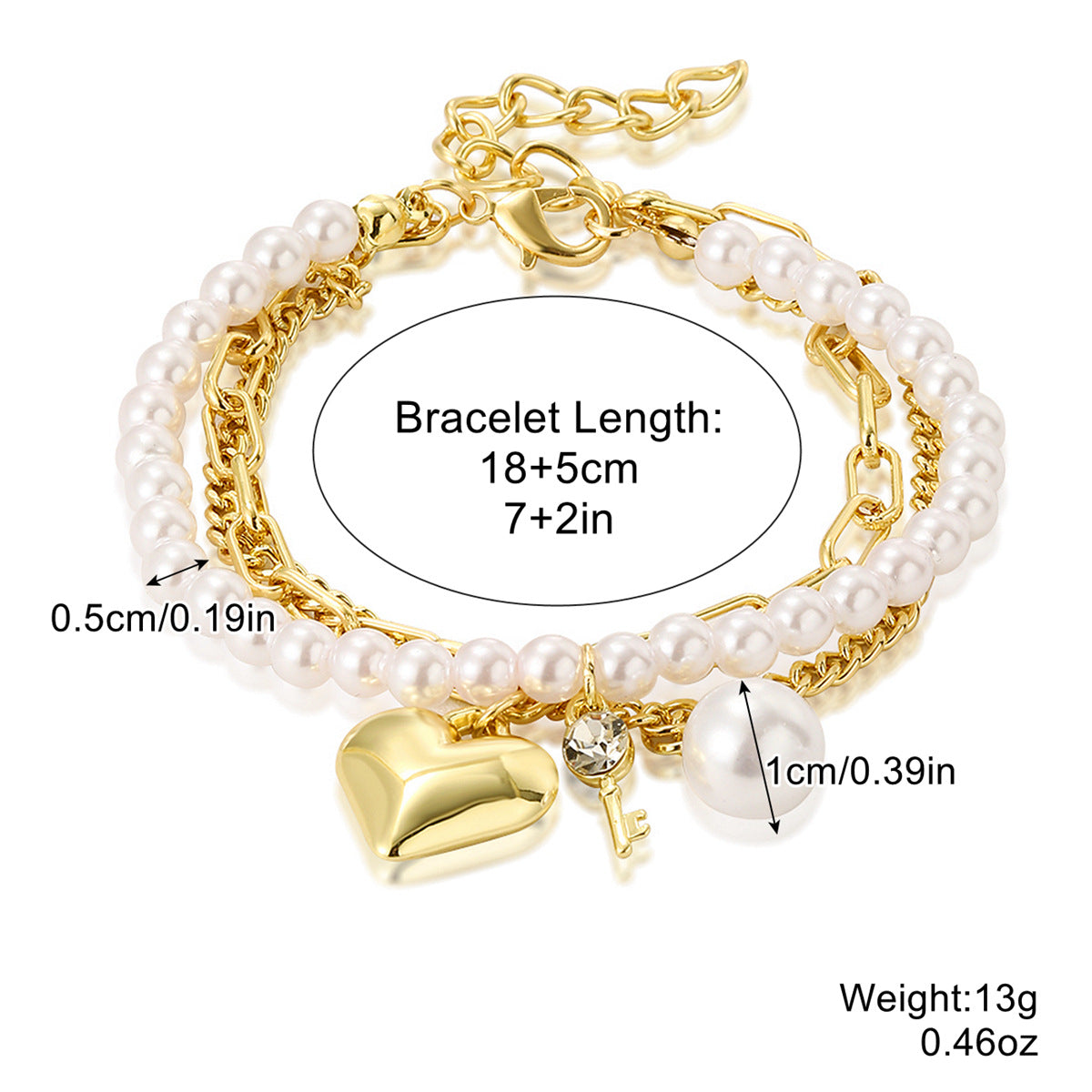 Women's Popular Bohemian Niche Design Baroque Thanksgiving Bracelets