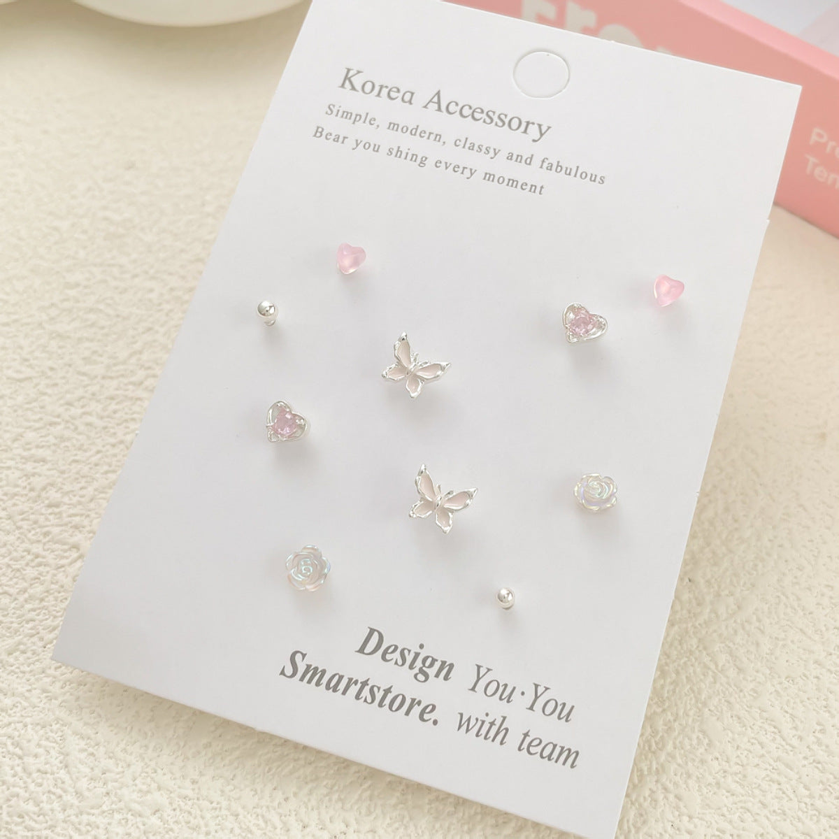 Fresh Sterling Sier Needle Earings Set Earrings