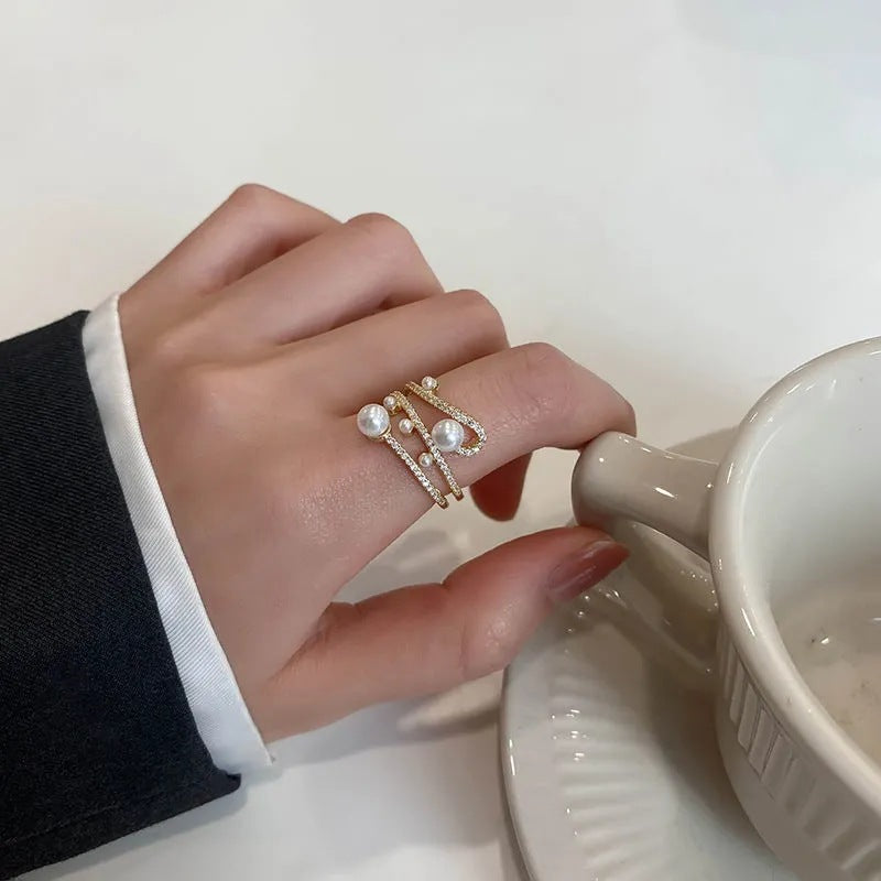 Angel Wings Open Female Trendy Cold Rings