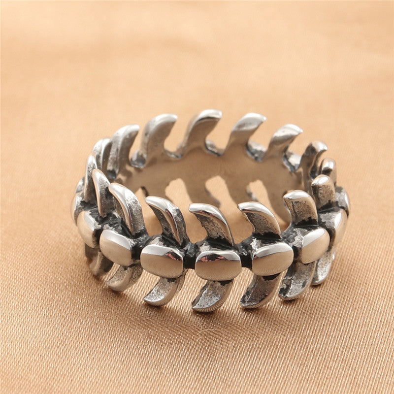 Men's Steel Animal Skull Retro Trendy Punk Rings