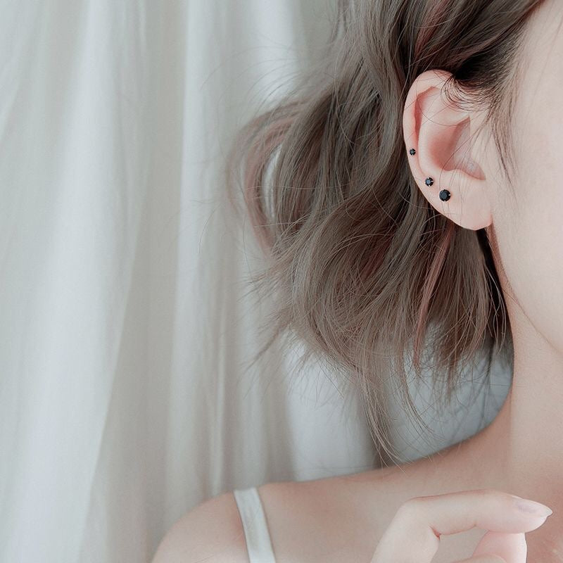 Female Sleeping No Need To Take Off Small Exquisite Earrings