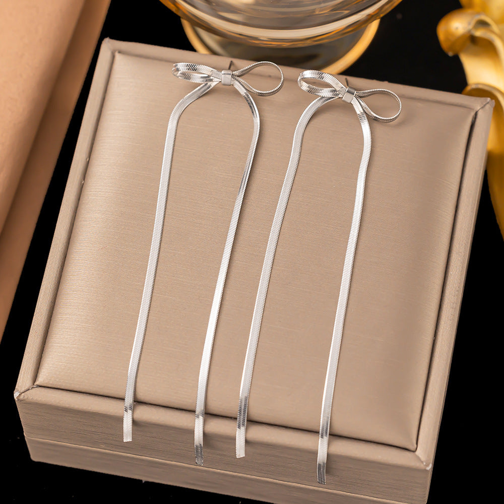 Pretty Elegant Attractive Bow Ear Suit Necklaces