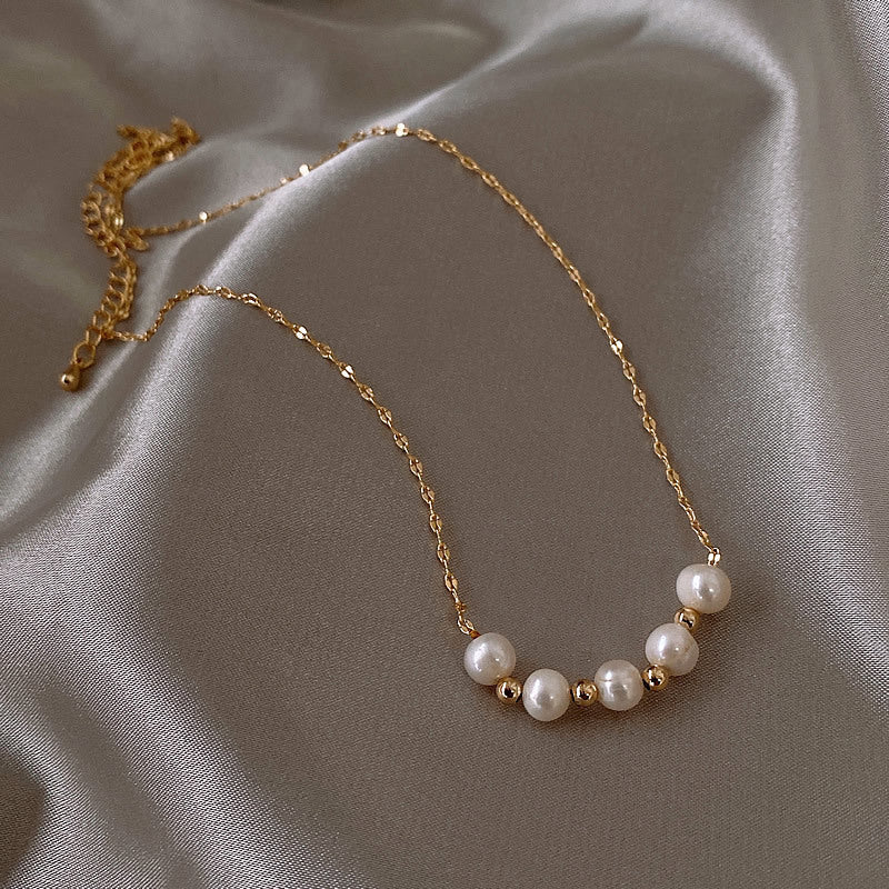 Women's Pearl Light Luxury Design Sense Niche Tide Necklaces