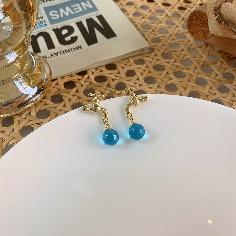 Style Simple Fun Cute Shape Gold Sier Earrings