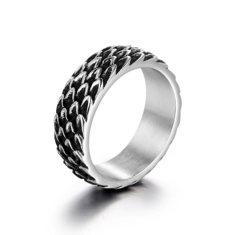 Retro Titanium Steel Stainless Thumb Personalized Rings