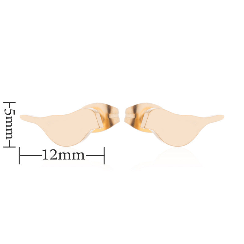 Aloofness Style Stainless Steel Cute Small Animal Fashion Earrings