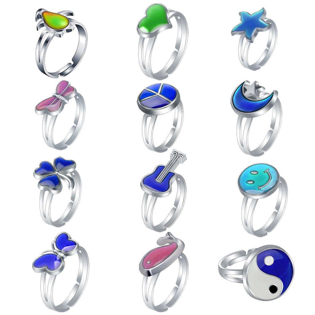 Women's Design Simple Princess Cartoon Cute Animal Rings
