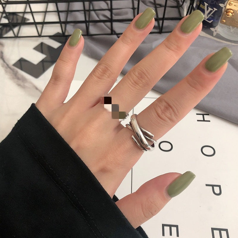 Combination Index Finger Female Simple Stylish Personality Rings