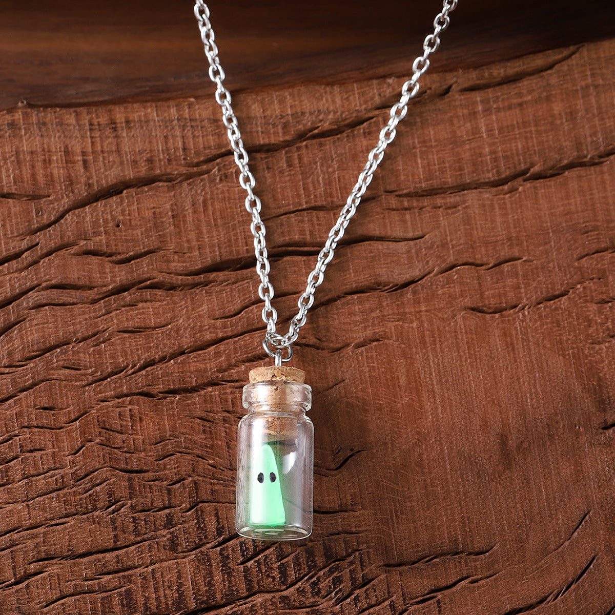 Coffee Billion Halloween Drift Bottle Luminous Necklaces
