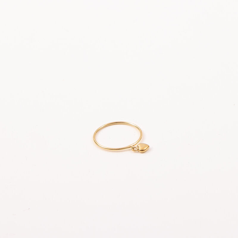 Movable Peach Heart Titanium Steel Gold Bracelets