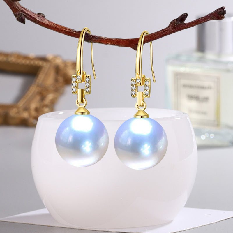 Women's Demon Purple Pink Yellow Black Shell Pearl Imitation White Rings