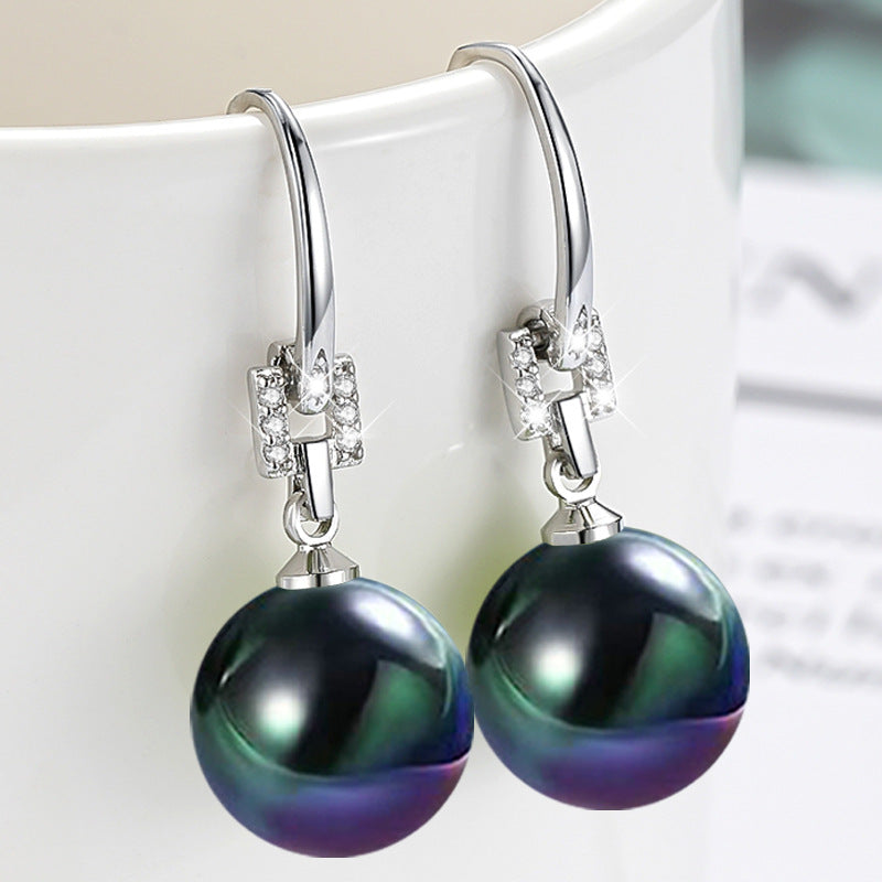 Women's Demon Purple Pink Yellow Black Shell Pearl Imitation White Rings