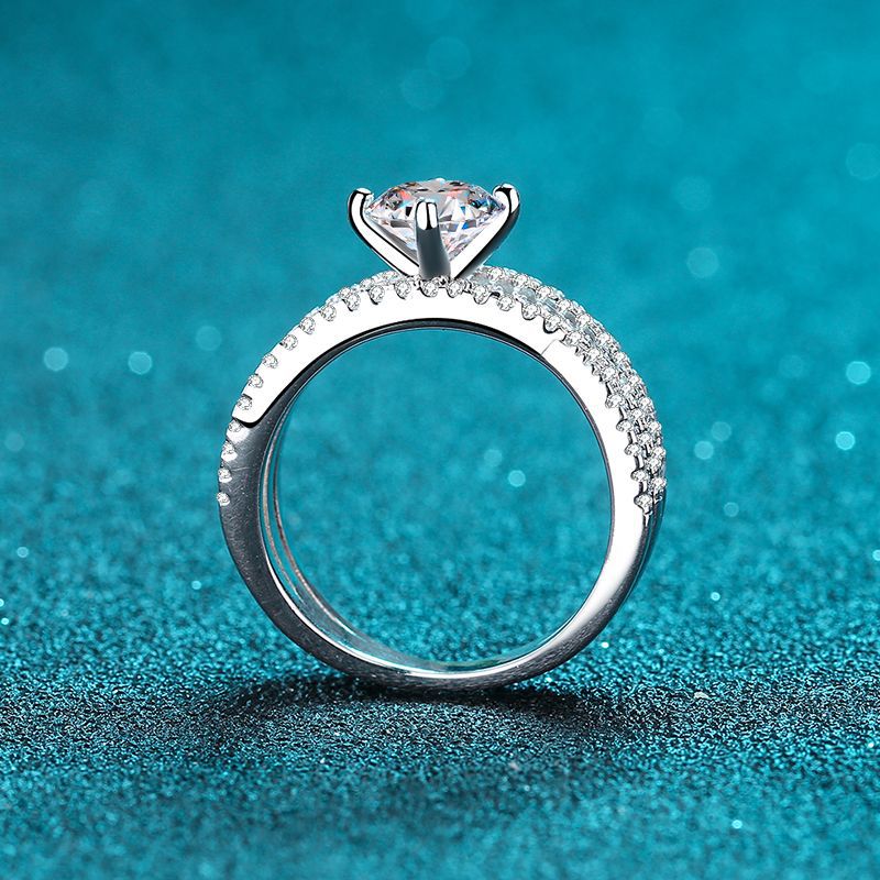 Women's Sier For Light Luxury Cross Hollow Out Rings