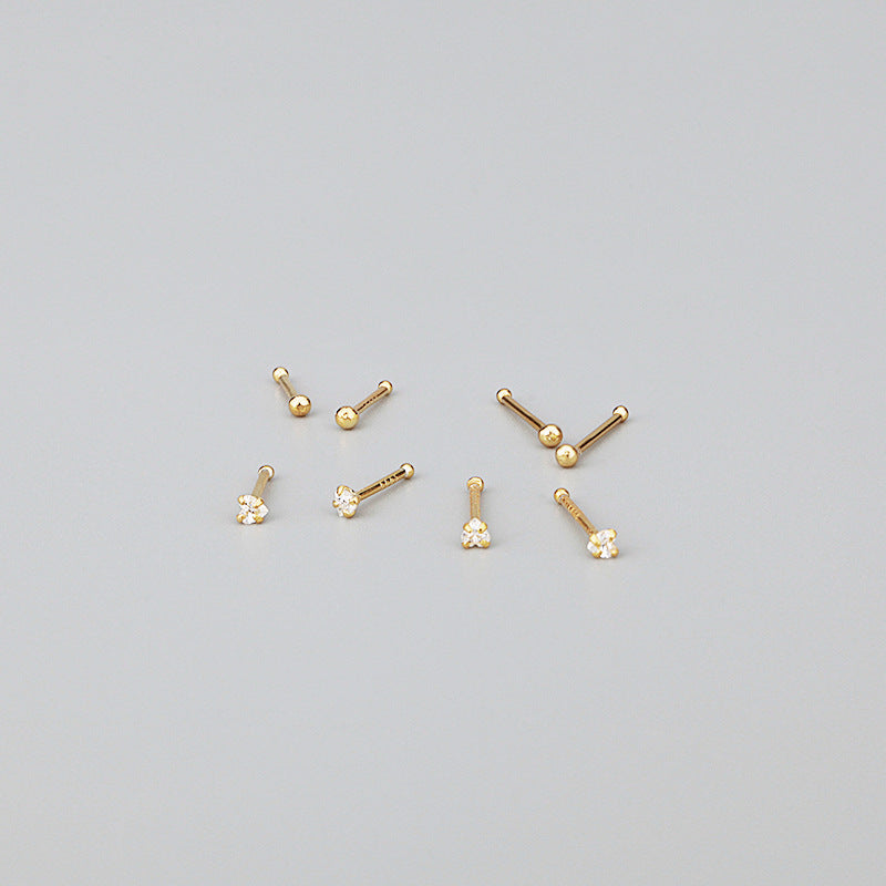 Women's Sterling Sier Pure Simple Love Niche Earrings