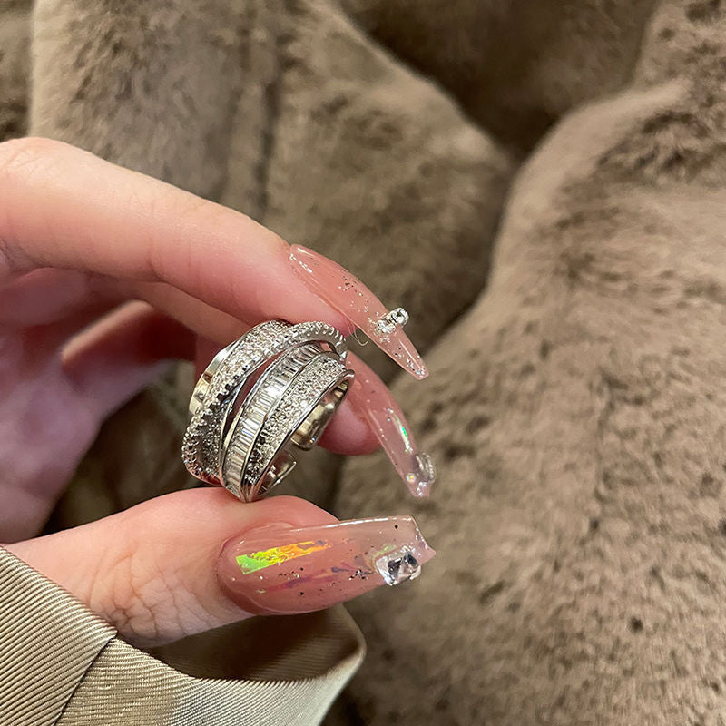 Women's For Braiding Affordable Luxury Fashion High Sense Rings