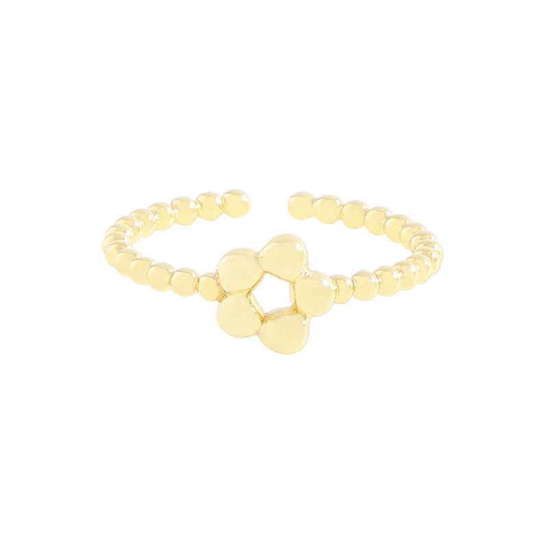 Interest Light Luxury Design Polka Dot Rings