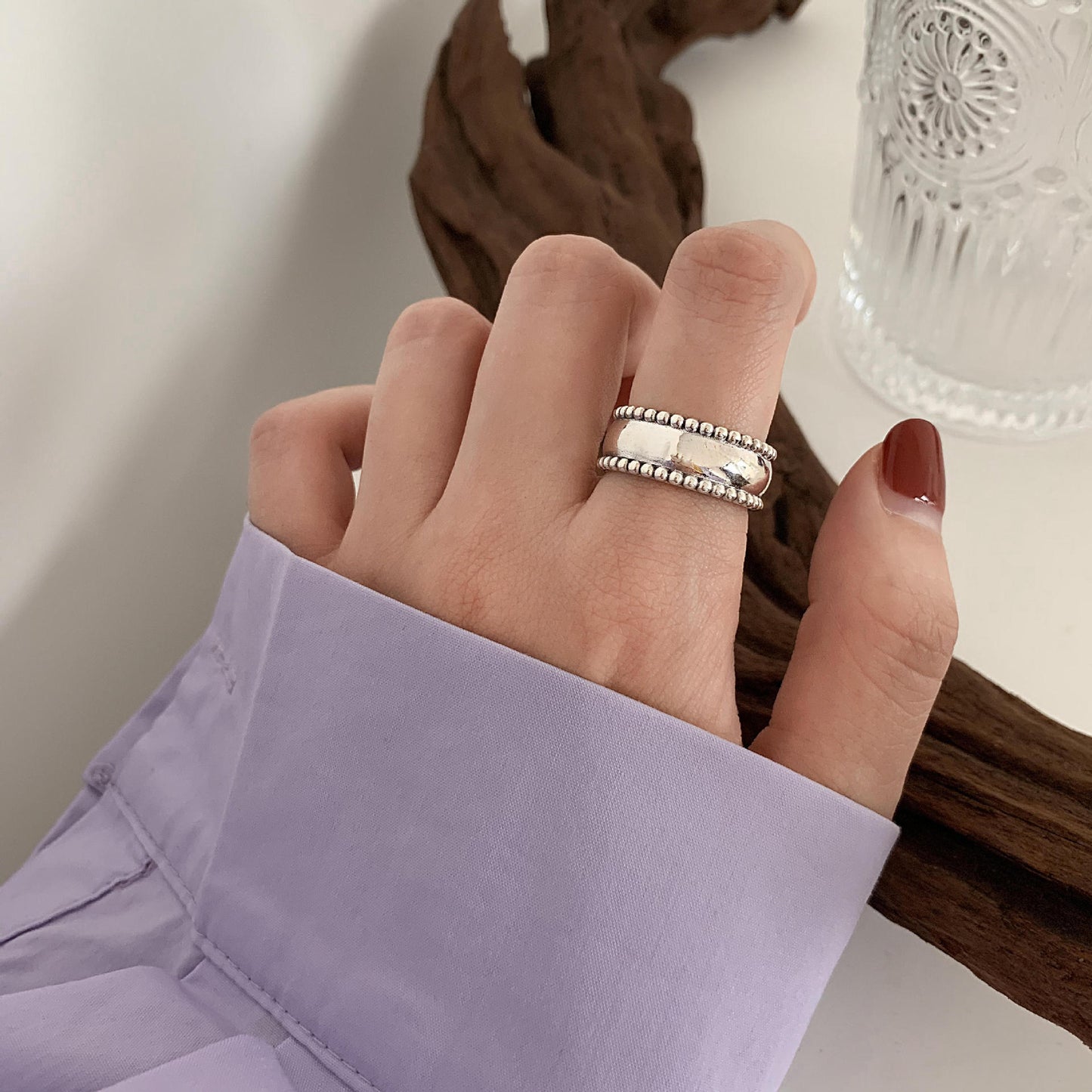 Combination Index Finger Female Simple Stylish Personality Rings