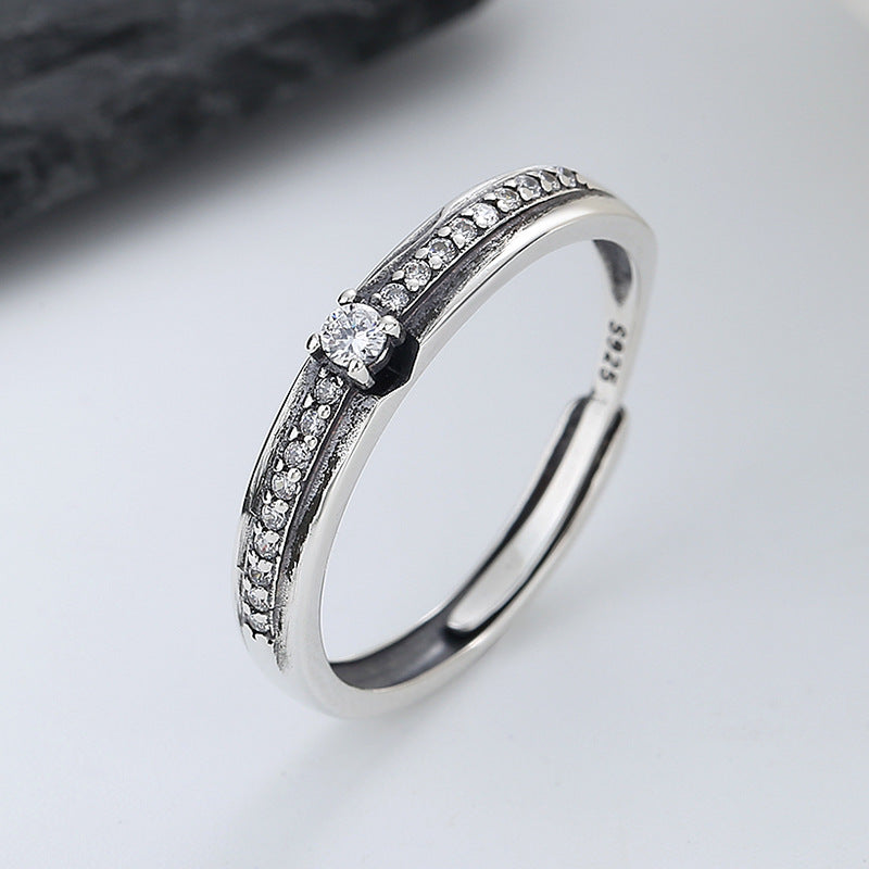 Sterling Sier Simple Affordable Luxury Style Rings