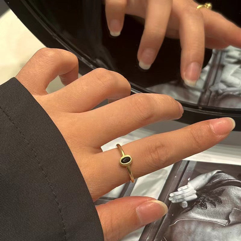 Elegant Gentle Stylish Opening Style Niche Index Finger Rings
